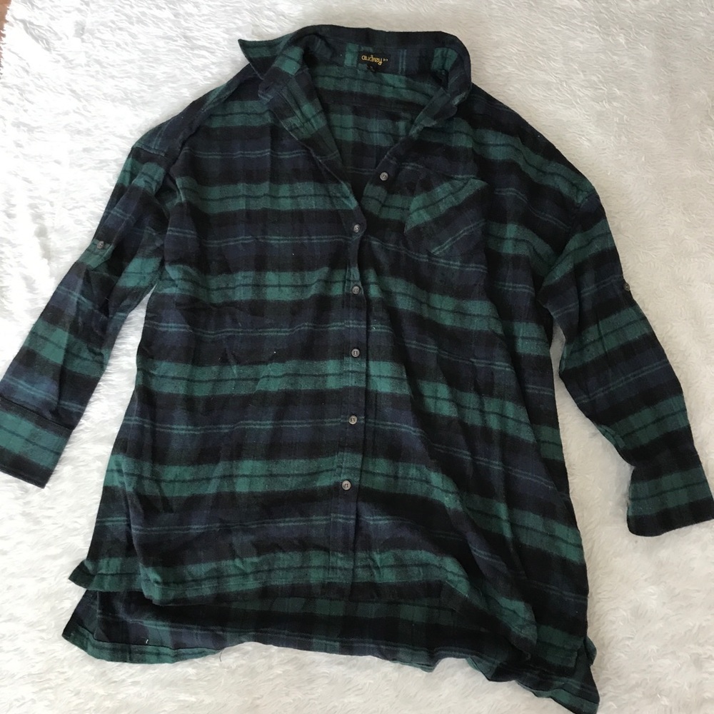 Audrey 3+1 Oversized Flannel Dress